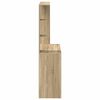 vidaXL Schreibtisch Sonoma-Eiche 78,5 x 37 x 154,5 cm Holzwerkstoff