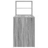 vidaXL Schreibtisch Graues Sonoma 113 x 54 x 120 cm Holzwerkstoff