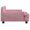 vidaXL Kindersofa Rosa 90x53x30 cm Samt
