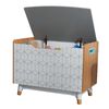 KidKraft Spielzeugkiste Mid-Century Modern Grau 74&times;46&times;56 cm