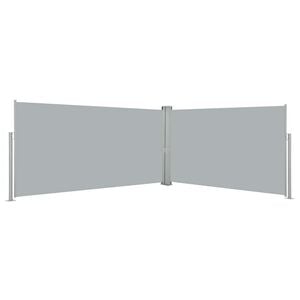 vidaXL Ausziehbare Seitenmarkise 160x600 cm Grau