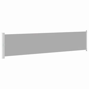 vidaXL Ausziehbare Seitenmarkise 140x600 cm Grau