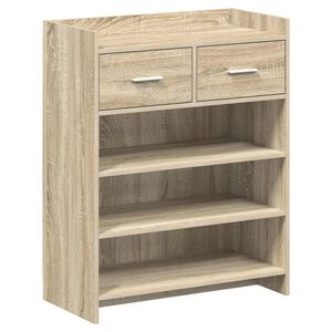 vidaXL Schuhschrank Sonoma-Eiche 73,5 x 36 x 92 cm Holzwerkstoff