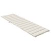 vidaXL Sonnenliegen-Auflage Melange Creme 200x50x4 cm Stoff