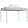 vidaXL Profi-Partyzelt Faltbar 280x410x315 cm Stahl Wei&szlig;