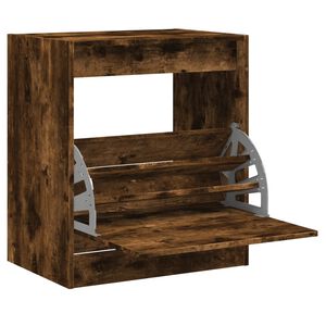 vidaXL Schuhschrank R&auml;uchereiche 60x42x69 cm Holzwerkstoff