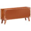 vidaXL Sideboard Grau 120x30x55 cm Massivholz