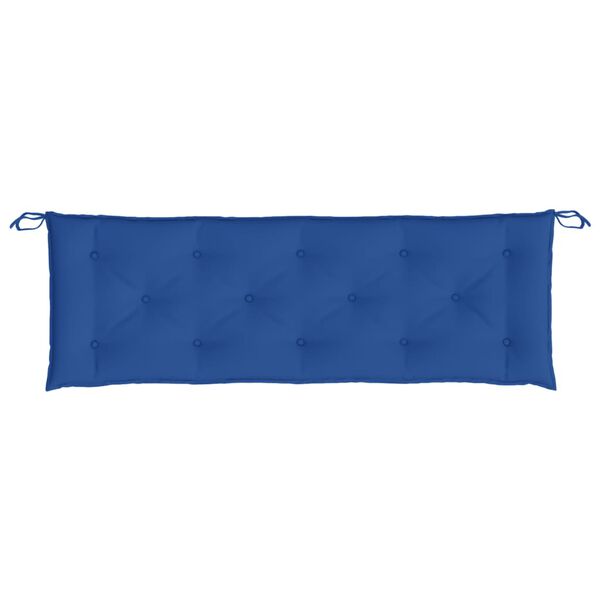 vidaXL Gartenbank-Auflage Blau 150x50x7 cm Oxford-Gewebe
