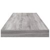 vidaXL Wandregale 4 Stk. Grau Sonoma 80x10x1,5 cm Holzwerkstoff