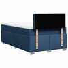 vidaXL Boxspringbett mit Matratze Blau 120x190 cm Stoff
