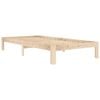 vidaXL Massivholzbett Kiefer 100x200 cm