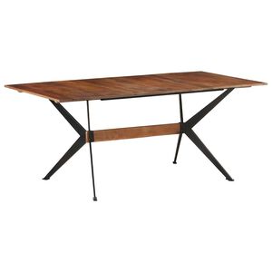 vidaXL Esstisch 180x90x76 cm Mango Massivholz