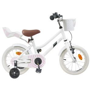 vidaXL Kinderfahrrad 12 Zoll f&uuml;r 2-4 Jahre alt Wei&szlig;