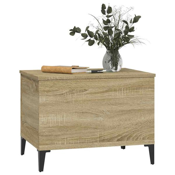 vidaXL Couchtisch Sonoma-Eiche 60x44,5x45 cm Holzwerkstoff