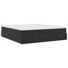 vidaXL Ottoman-Bett mit Matratzen Schwarz 160x200 cm Samt