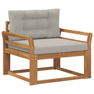 vidaXL Outdoor Mittelsofa Natur