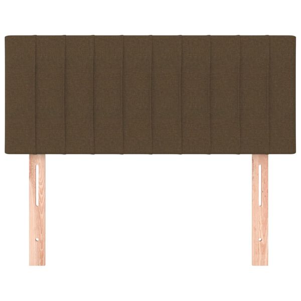 vidaXL Kopfteil Dunkelbraun 90x5x78/88 cm Stoff