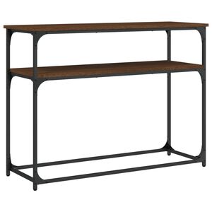 vidaXL Konsolentisch Braun Eichen-Optik 100x35,5x75 cm Holzwerkstoff