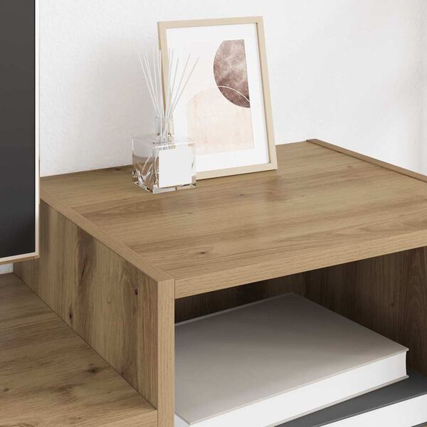 vidaXL TV-Schr&auml;nk Artisan-Eiche 160 x 35 x 55 cm Holzwerkstoff