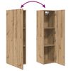 vidaXL TV-Schrankset mit Schubladen 4 pcs Artisan-Eiche Holzwerkstoff
