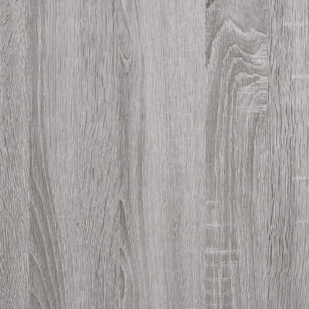 vidaXL Konsolentisch Grau Sonoma 75x22,5x75 cm Holzwerkstoff