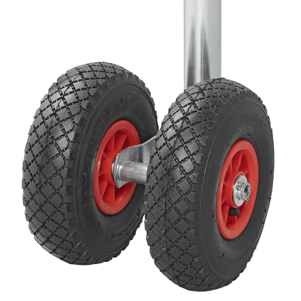 ProPlus Doppel-Stützrad Kunststofffelge +luftgefüllten Reifen 341508