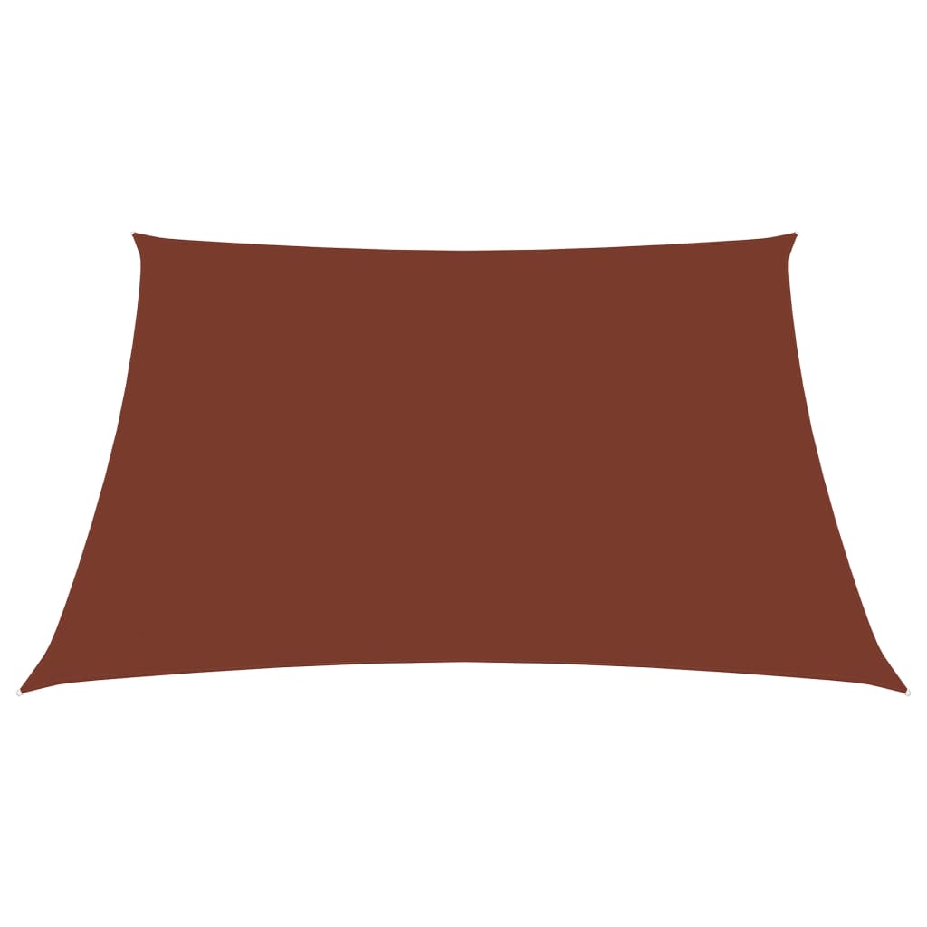vidaXL Sonnensegel Oxford-Gewebe Rechteckig 2,5x3 m Terrakotta-Rot