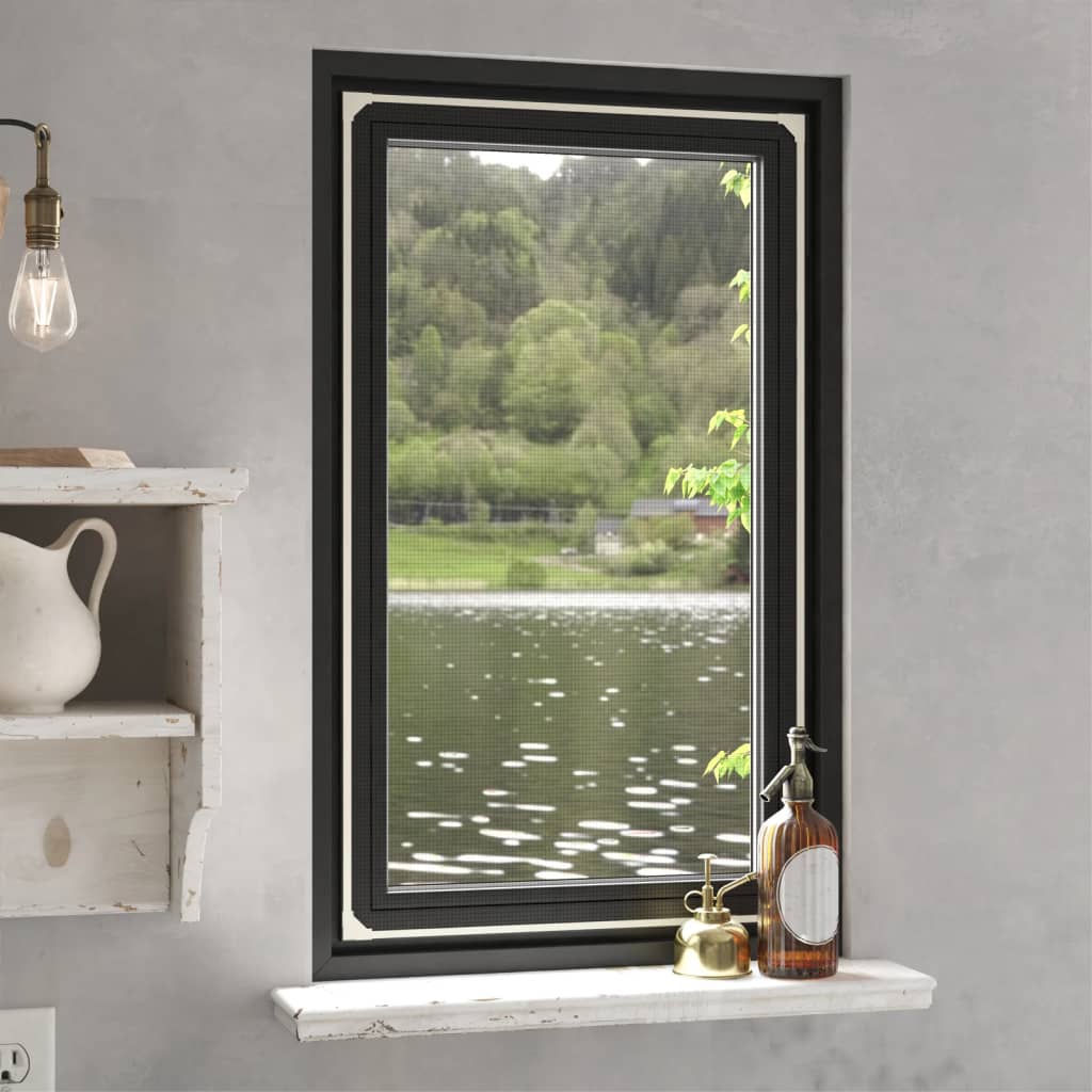 vidaXL Magnet-Insektenschutz für Fenster Weiß 80x140 cm