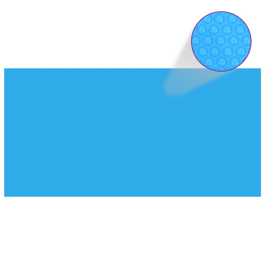 vidaXL Poolabdeckung Blau 488×244 cm PE