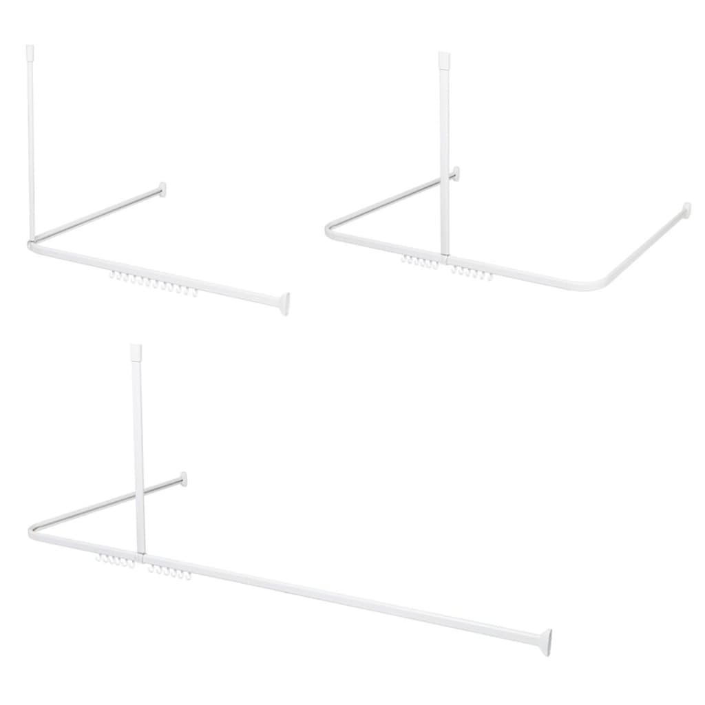 Sealskin Duschvorhangschienen-Set Easy-Roll Weiß