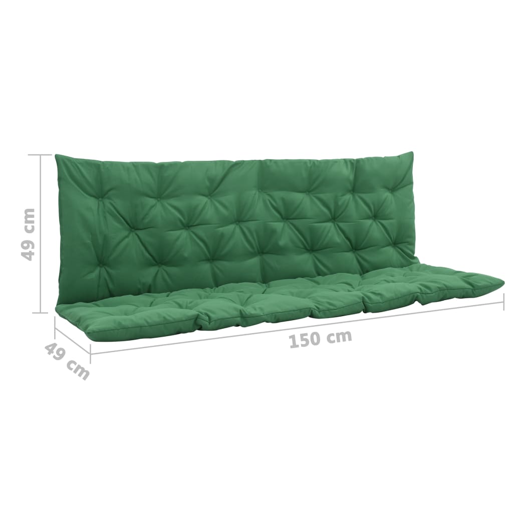 Grünes Schaukelstuhl-Sitzkissen 150 cm