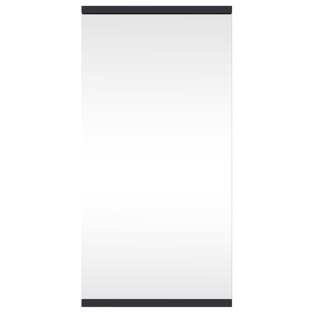 vidaXL Eck-Spiegelschrank Grau 30x24x60 cm