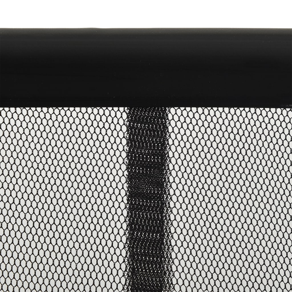 vidaXL Insektenschutz für Türen Schwarz 100x220 cm Polyester