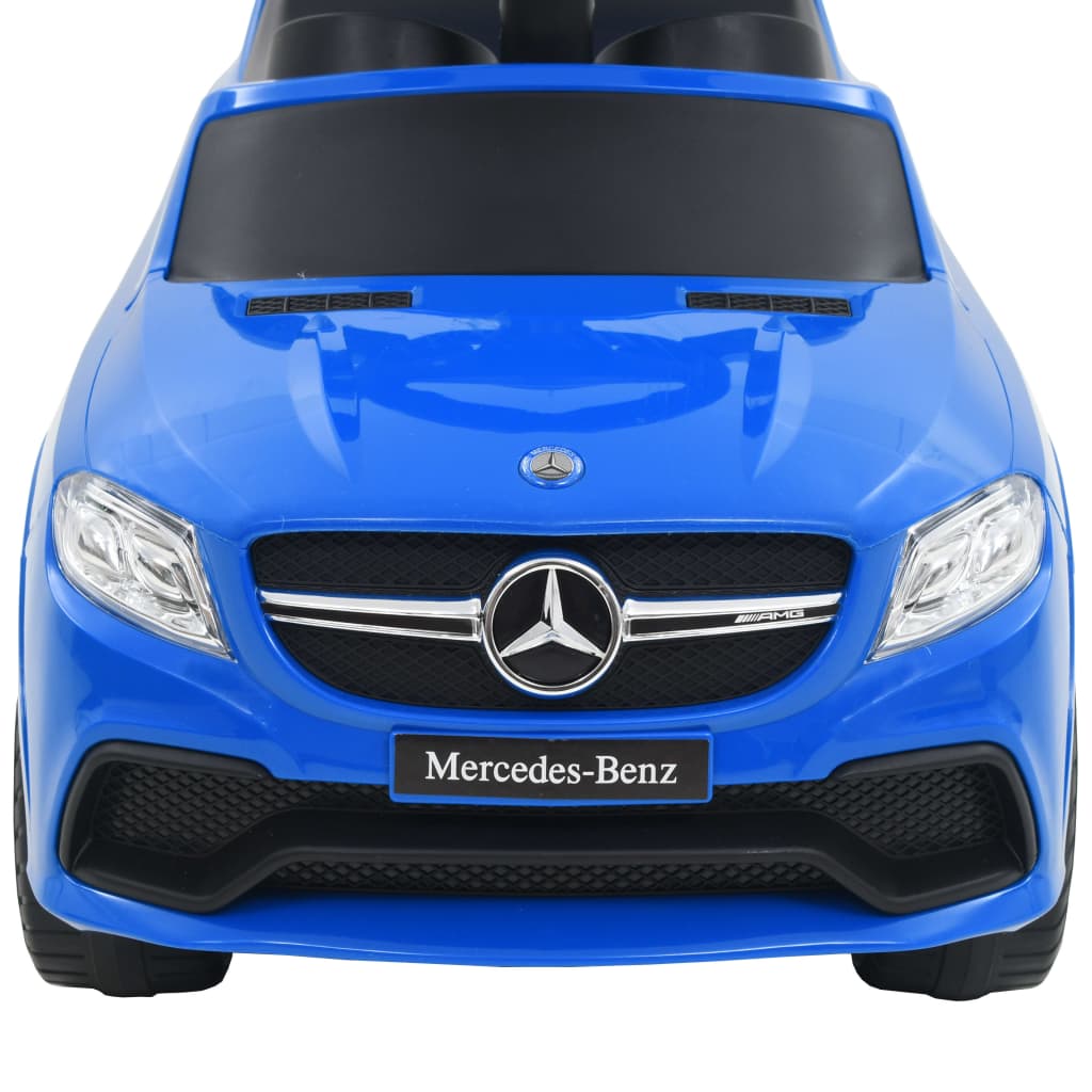 vidaXL Kinder-Aufsitzauto mit Schiebstange Mercedes Benz GLE63 Blau