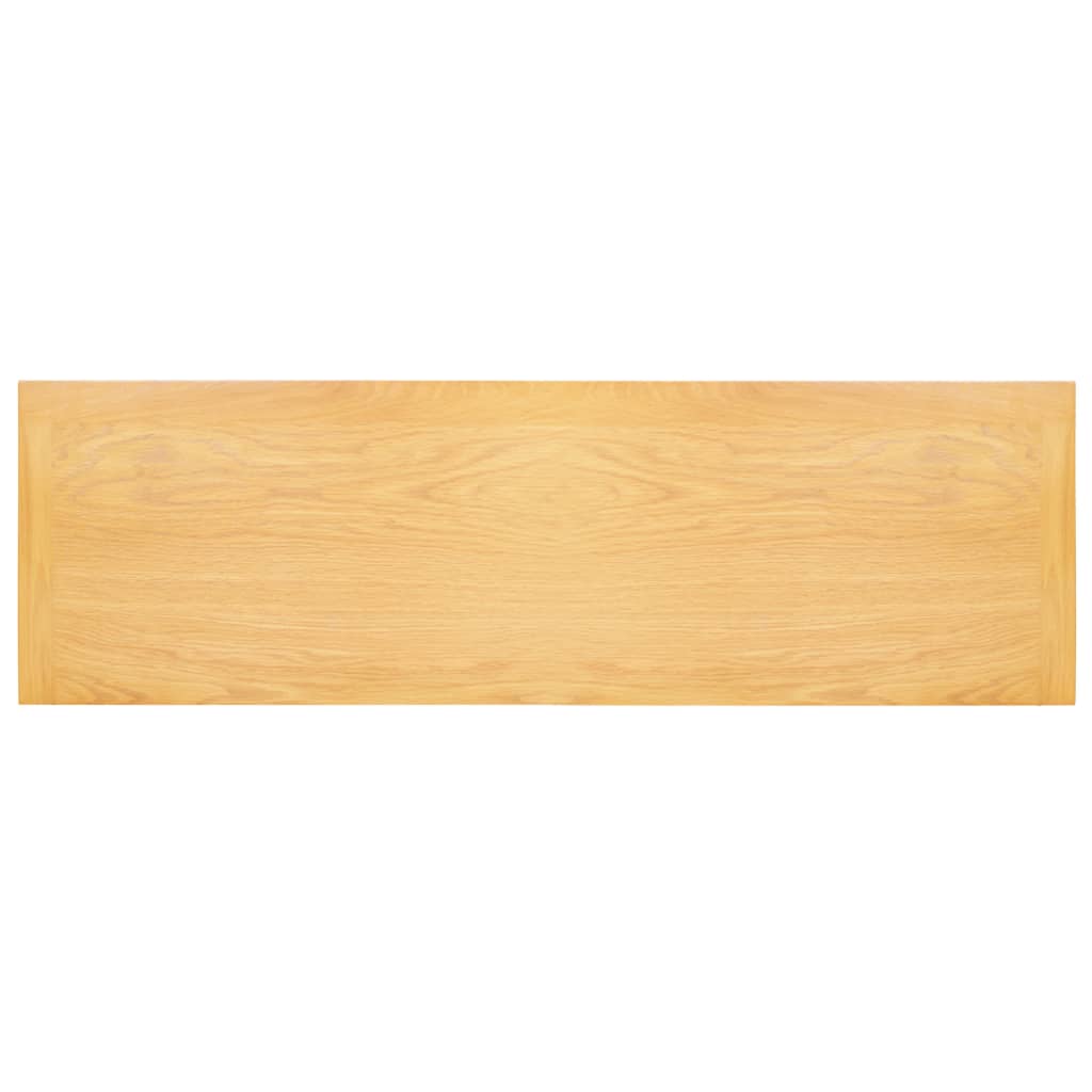 vidaXL Sideboard 110x33,5x70 cm Massivholz Eiche