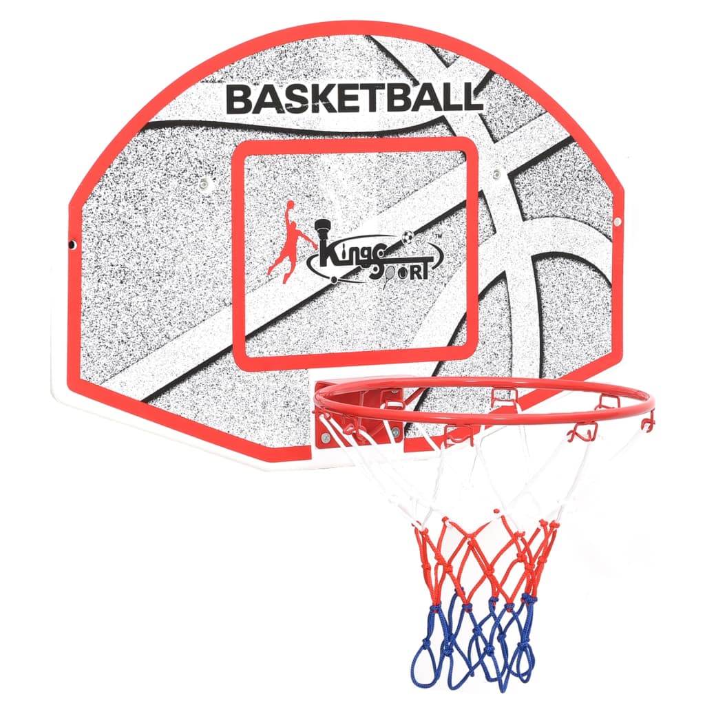 vidaXL 5-tlg. Basketball-Set zur Wandmontage 66x44,5 cm