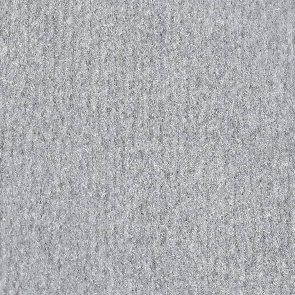 vidaXL Teppichläufer BCF Grau mit Motiv 100x250 cm