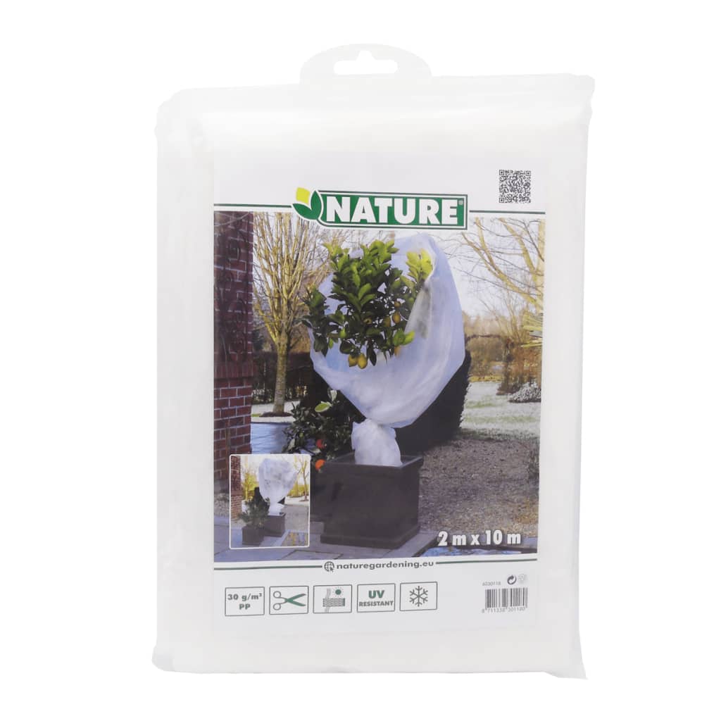Nature Frostschutzflies Hülle 30 g/m² Weiß 2×10 m