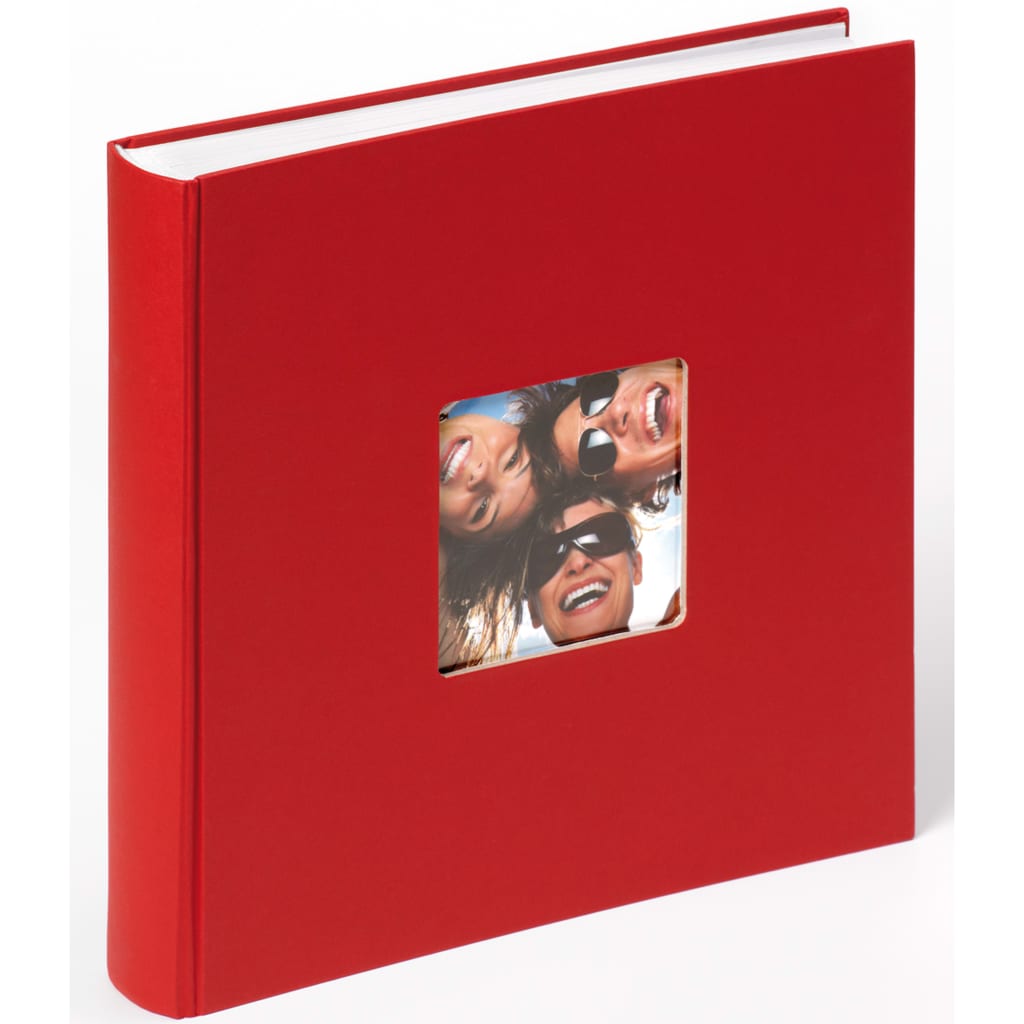 Walther Design Fotoalbum Fun 30x30 cm Rot 100 Seiten