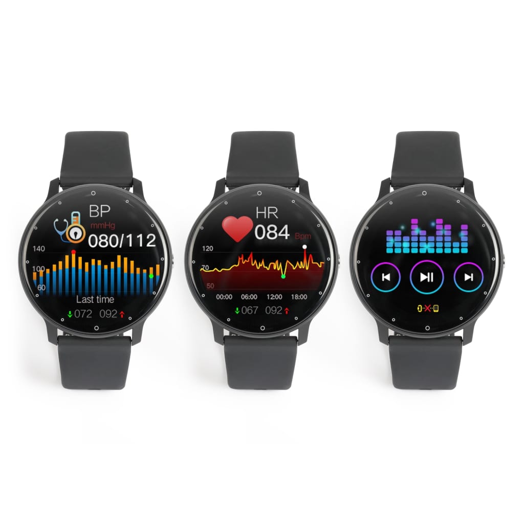 Livoo Multifunktionale Smartwatch Schwarz