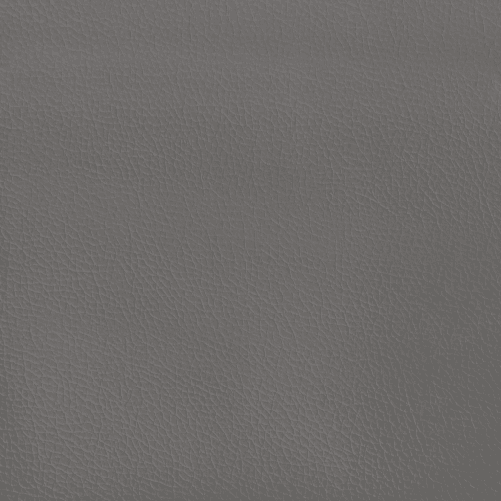 vidaXL Boxspringbett mit Matratze & LED Grau 140x190 cm Kunstleder