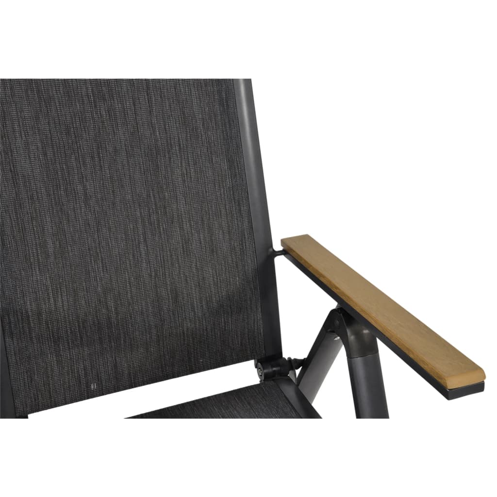 Lesli Living Verstellbarer Stuhl Arezzo 57x69x103 cm Aluminium