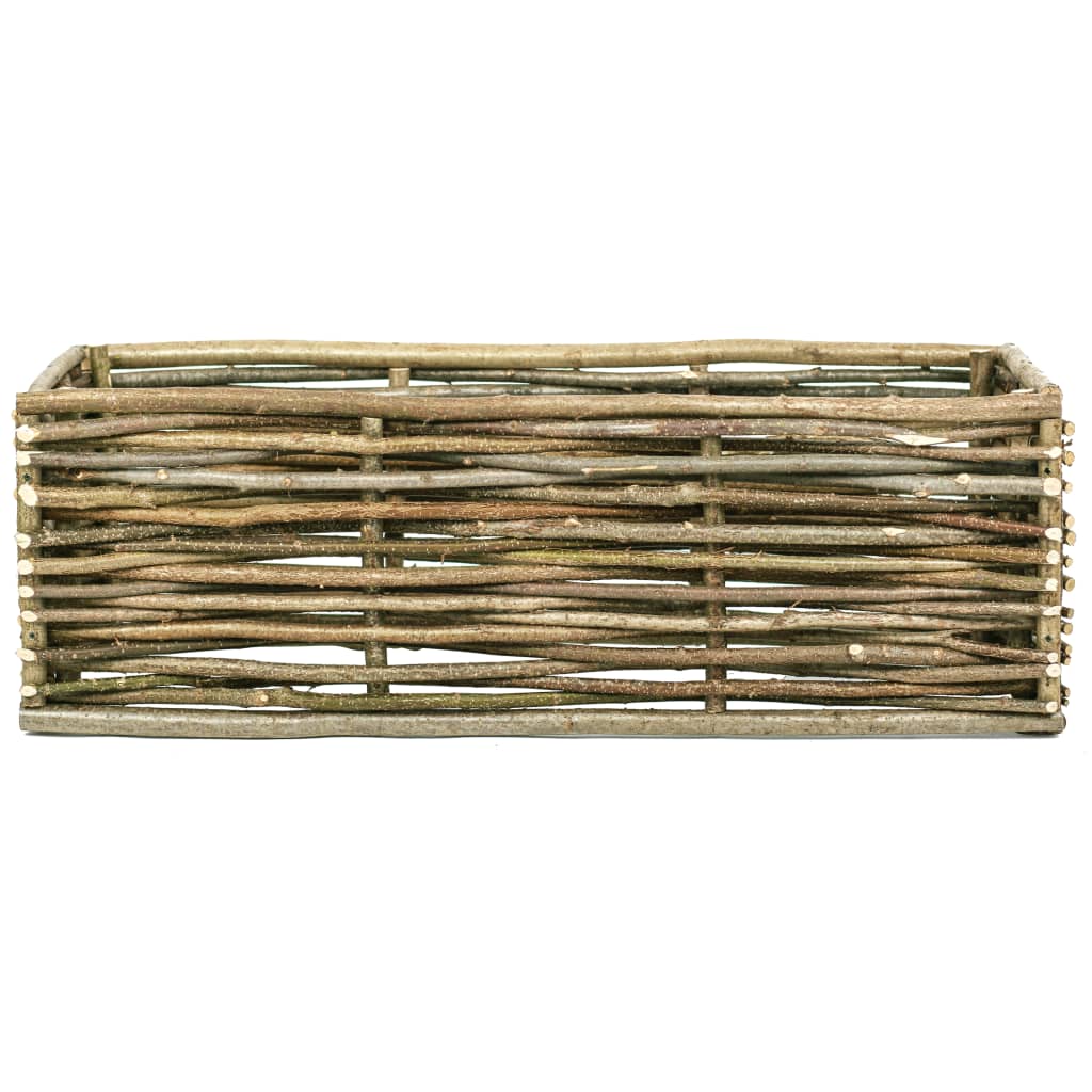 vidaXL Garten-Hochbeet 120×40×40 cm Haselnussholz