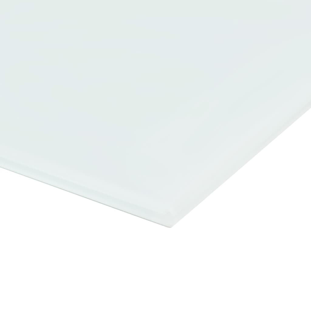 vidaXL Magnetisches Whiteboard Wandmontage Glas 100 x 60 cm