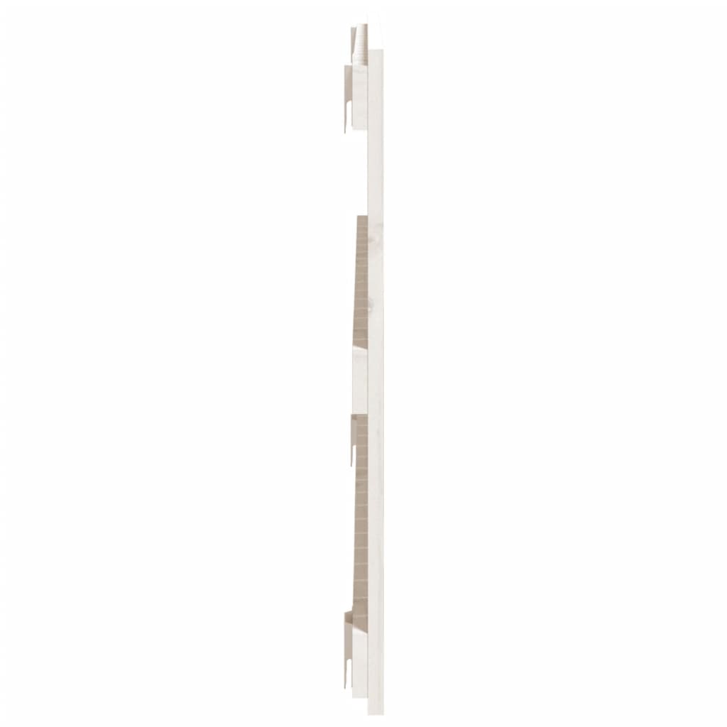 vidaXL Wand-Kopfteil Weiß 108x3x60 cm Massivholz Kiefer