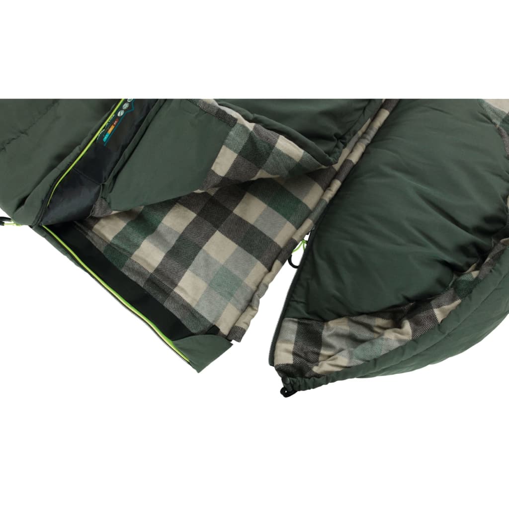 Outwell Doppelschlafsack Camper Lux Waldgrün