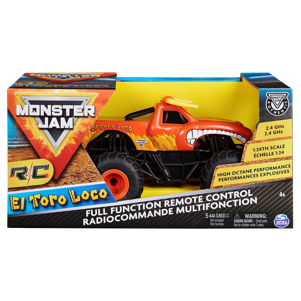 Monster Jam Ferngesteuertes Spielzeugauto El Toro Loco 1:24