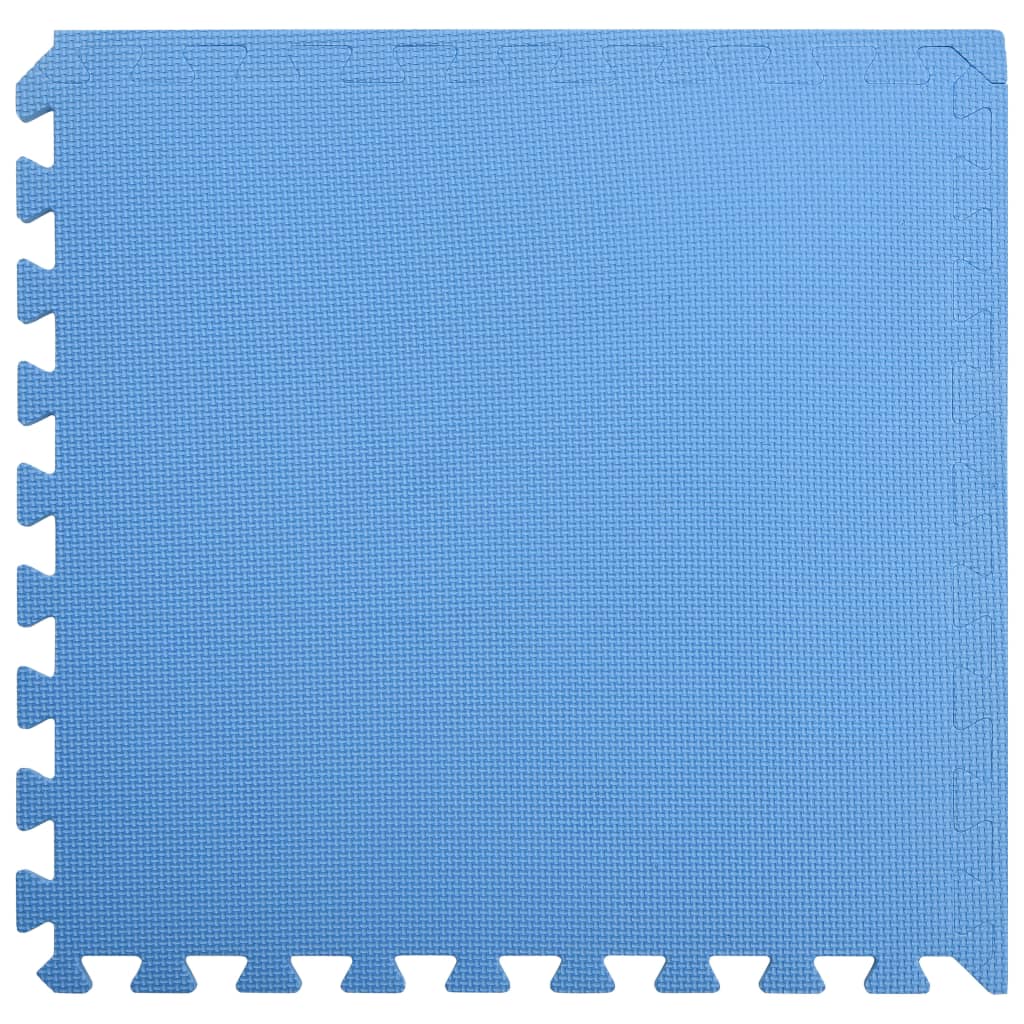 vidaXL 6x Bodenmatte 2,16 m² EVA-Schaum Blau Schutzmatten Puzzlematten Matten 