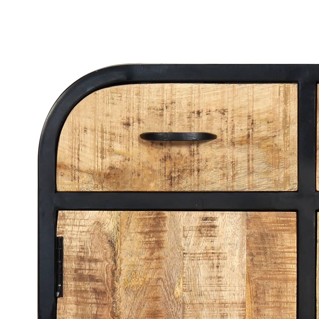 vidaXL Sideboard 60×30×75 cm Mango-Massivholz und Eisen