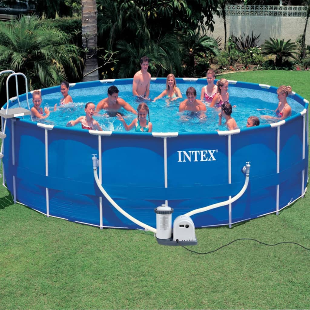 Intex Pool-Set Stahlrahmen Rund 549×122 cm 28252GN